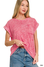 Load image into Gallery viewer, Z Acid Wash Pocket Tee