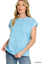 Load image into Gallery viewer, Z Acid Wash Pocket Tee