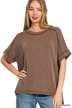 Load image into Gallery viewer, Z Ribbed S/S Tee