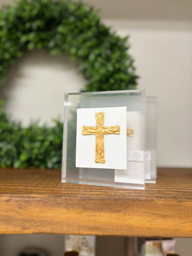 Small Acrylic Cross Plaque