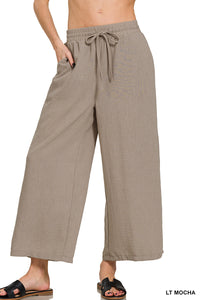 Z Woven Cropped Pants