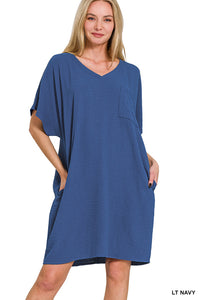 Z V-Neck T-Shirt Dress