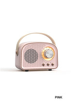 Load image into Gallery viewer, Mini Retro Radio Bluetooth Speaker