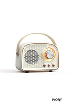 Load image into Gallery viewer, Mini Retro Radio Bluetooth Speaker