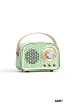 Load image into Gallery viewer, Mini Retro Radio Bluetooth Speaker