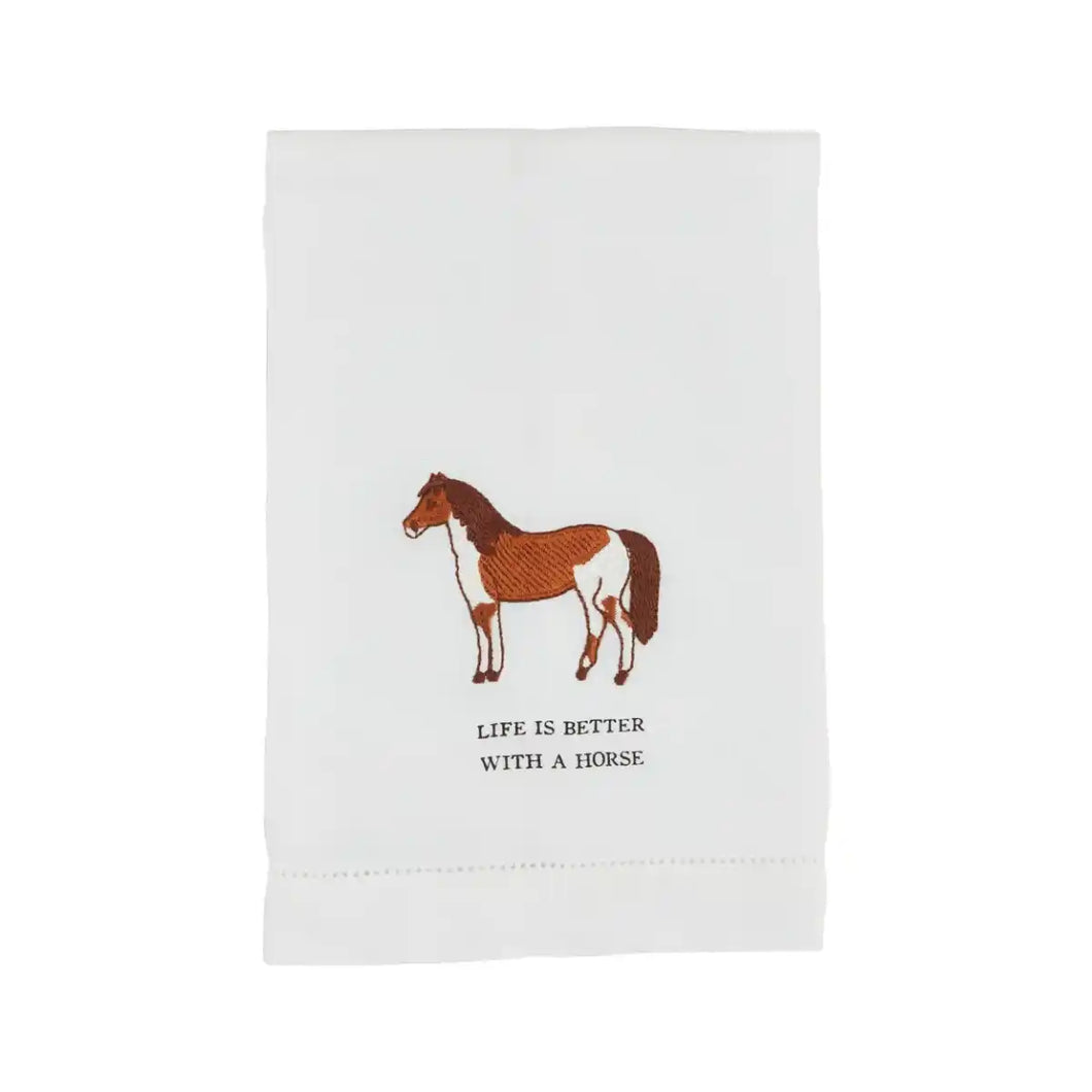 Horse  Embroidery Towels