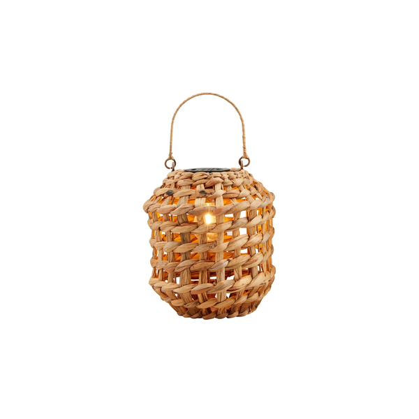 Small Mini Woven Battery Lantern