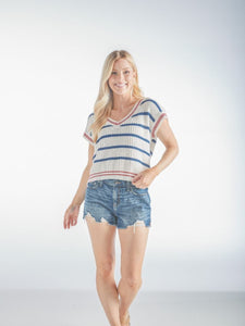 Simply Striped Jeckyl Top