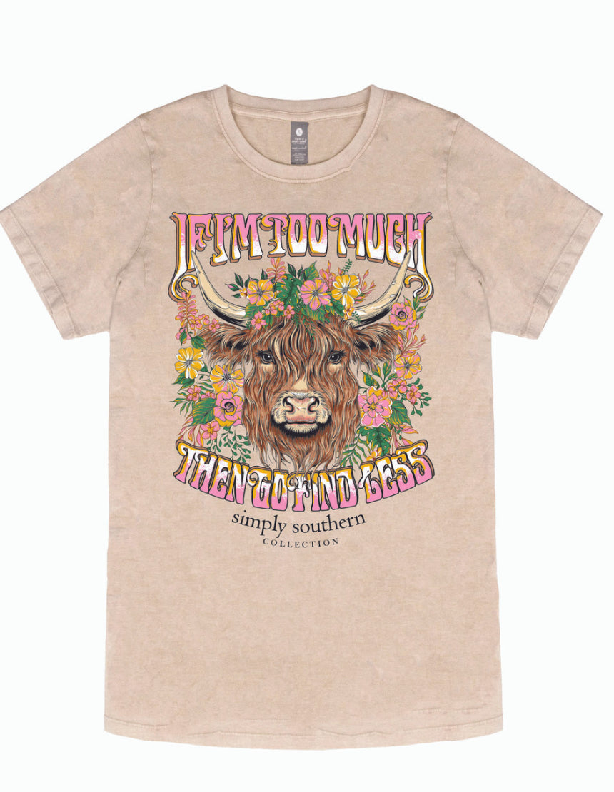 SS Too Much Acid Wash Tee