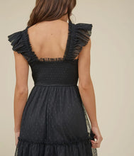 Load image into Gallery viewer, Polka Dot Chiffon Smocked Mini Dress