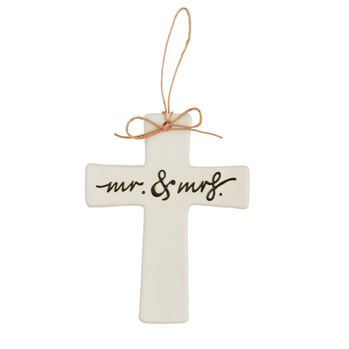 Mr and Mrs Wedding Cross