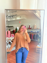 Load image into Gallery viewer, Z RIbbed Round Neck L/S Top