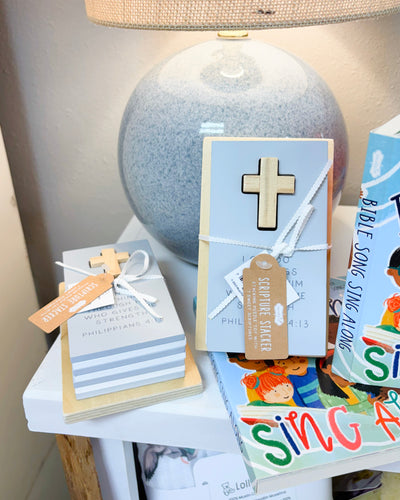 Mud Pie Scripture Stacker