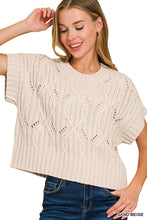 Load image into Gallery viewer, Z Cable Knit Sweater
