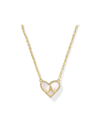 Heart Letter Pendant