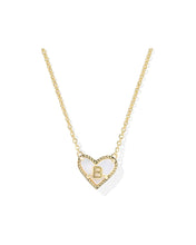 Load image into Gallery viewer, Heart Letter Pendant