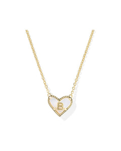 Heart Letter Pendant