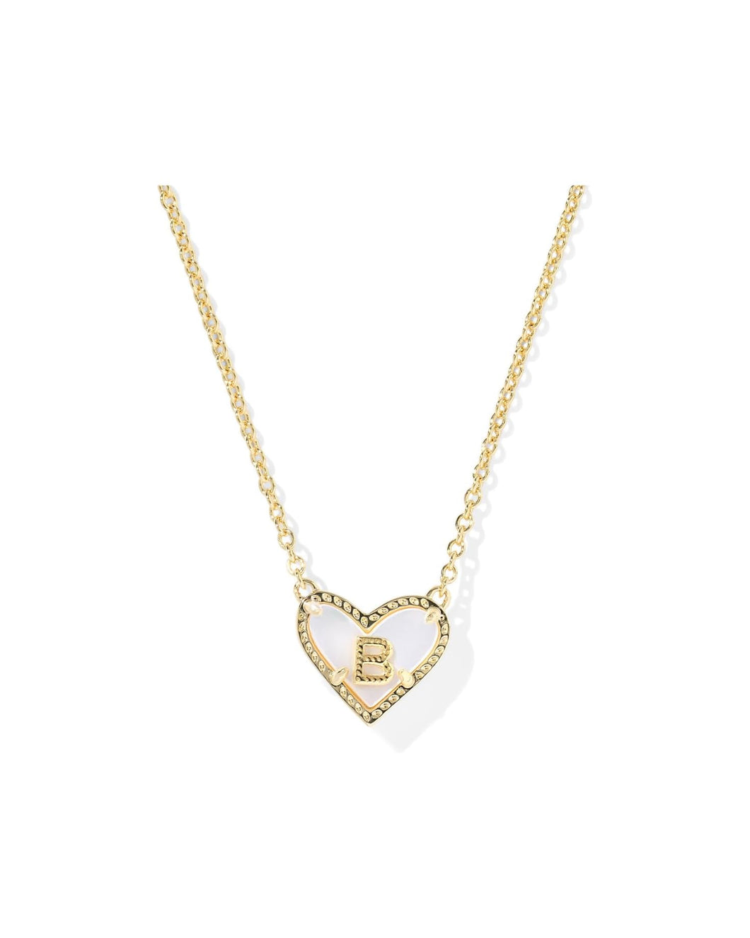 Heart Letter Pendant