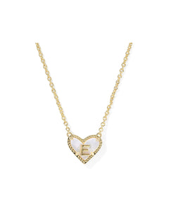 Heart Letter Pendant