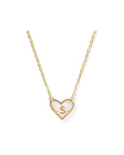 Load image into Gallery viewer, Heart Letter Pendant