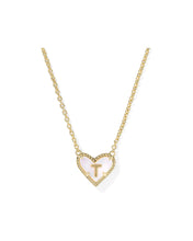 Load image into Gallery viewer, Heart Letter Pendant