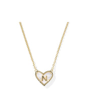 Load image into Gallery viewer, Heart Letter Pendant