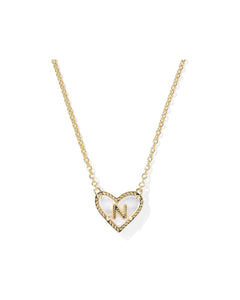 Heart Letter Pendant