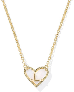 Heart Letter Pendant