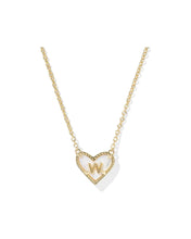 Load image into Gallery viewer, Heart Letter Pendant
