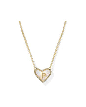 Load image into Gallery viewer, Heart Letter Pendant