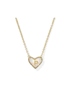 Heart Letter Pendant