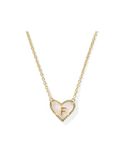 Load image into Gallery viewer, Heart Letter Pendant