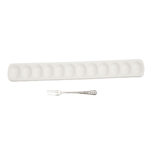 Mud Pie Deviled Egg Serving Tray Set