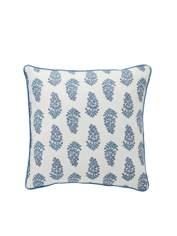 MudPie Dianthus Print Square Pillow