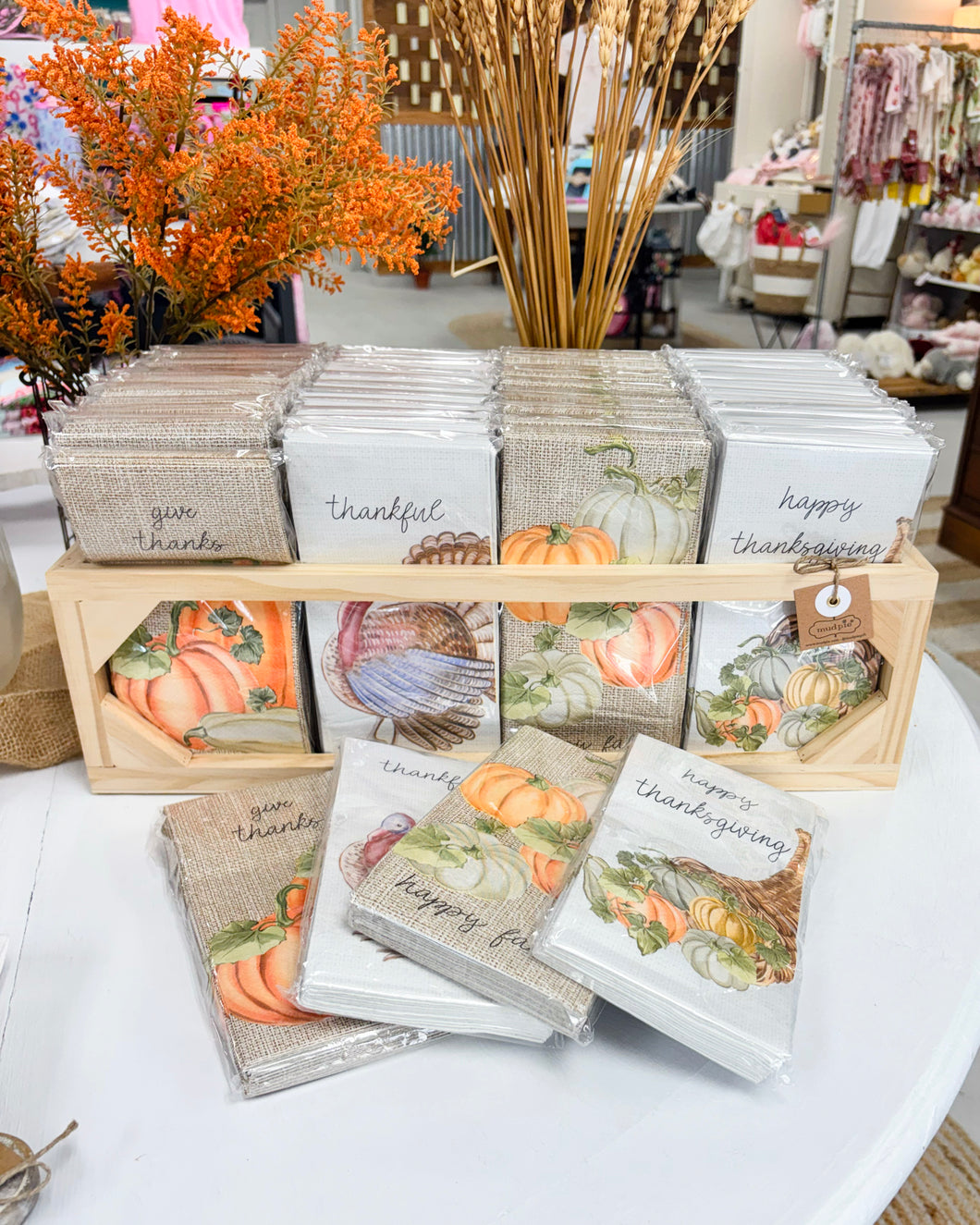 Mud Pie Gather Paper Napkins