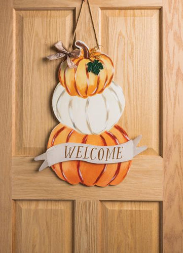 Mud Pie Pumpkin Door Hanger