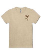 Load image into Gallery viewer, Simply Acid Wash Leo Bow Tee