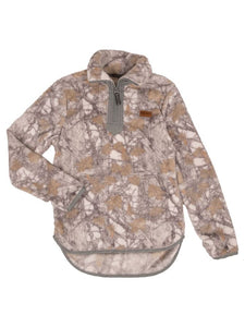 Simply Yth Camo White Pullover