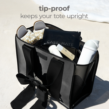 Load image into Gallery viewer, Case-Mate Midnight Black Bow Jelly Tote Bag