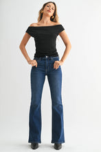 Load image into Gallery viewer, Tessa Mid Rise Flare
