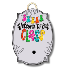 Load image into Gallery viewer, Bright Bloom "Welcome to Our Class" Hanger + Mini