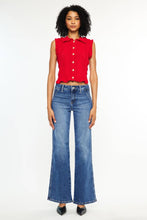 Load image into Gallery viewer, Ita Mid Rise Wide Flare Jeans (Petite)