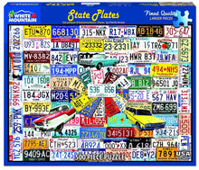 Load image into Gallery viewer, State Plates 500 Piece Adult Jigsaw Puzzle