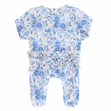 Load image into Gallery viewer, Betsy's Blooms Ruffle Zipper Footie