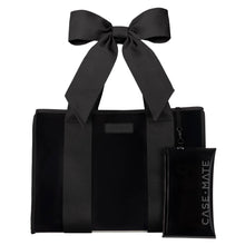 Load image into Gallery viewer, Case-Mate Midnight Black Bow Jelly Tote Bag