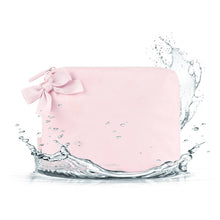 Load image into Gallery viewer, Case-Mate Ballet Pink Bow Crinkle Makeup Bag