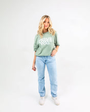 Load image into Gallery viewer, "The Earthtone Tees" - Linen/Spruce