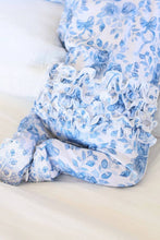 Load image into Gallery viewer, Betsy's Blooms Ruffle Zipper Footie