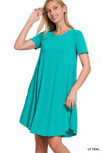 Load image into Gallery viewer, Z Cap Sleeve Short Dress