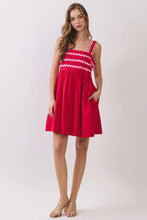 Load image into Gallery viewer, Ric Rac Mini Dress